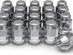 White Knight 1706S-20AM Chrome M12 x 1.25 Bulge Acorn Lug Nut