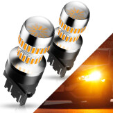 AUXITO LED Turn Signal Light Bulbs 3157 LED Bulbs Amber Yellow