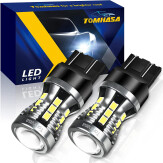 Tomhasa 7440 White LED Light Bulbs (Backup/Reverse/Turn Signal)
