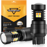Auxbeam 7443 LED Bulbs W21/5W Switchback
