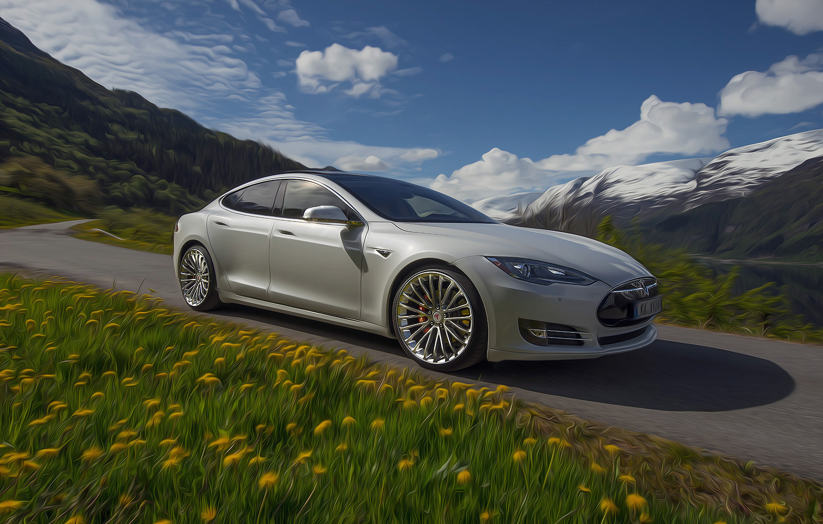 2014 Tesla Model S photo
