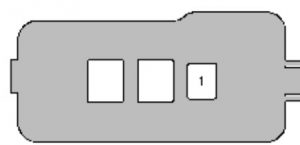 Lexus ES - fuse box - engine compartment