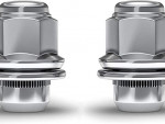 White Knight 5312 Chrome M12x1.75 Medium Mag Lug Nut with Washer